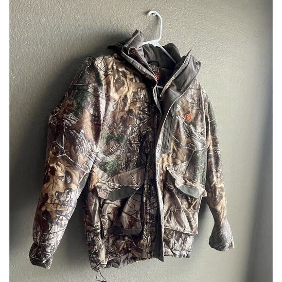 Game Winner Realtree Women’s Hunting Hooded Coat Size Small Camouflage Insulated - Picture 2 of 9